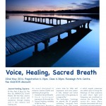 Voice, Healing, Sacred Breath