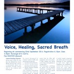 Singing, Healing, Sacred Breath